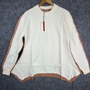 Atoir Sports Club The Tiebreaker Jumper 2 Putty Sienna Streetwear Two Toned